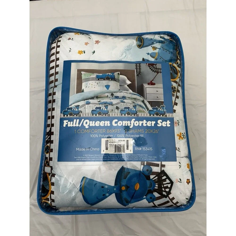 The Little Engine that Could Right On Track Comforter Set with Shams